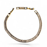 The Realm Sparkle & Shine Gold Plated Bracelet for Women with Crystal Pave