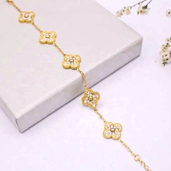 The Realm Timeless Gold Plated Bracelet for Women - Elegant & Classic Jewellery