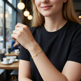 The Realm Timeless Gold Plated Bracelet for Women - Elegant & Classic Jewellery